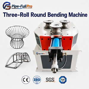 Vertical 3 <b>Roller</b> Profile Bending Machine with CNC System for Complex <b>Metal</b> Frame Manufacturing - Product Image 1