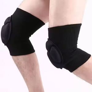 Genouillères de soutien épaisses et résistantes à l'usure avec protection antichoc en éponge pour le volleyball et les sports de danse - Product Image 4