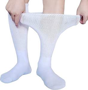 <span class=keywords><strong>Chaussettes</strong></span> extra larges <span class=keywords><strong>pour</strong></span> le genou, super élastiques, non compressives, <span class=keywords><strong>pour</strong></span> le lymphœdème, les pieds et les <span class=keywords><strong>jambes</strong></span> enflés, <span class=keywords><strong>chaussettes</strong></span> en coton premium <span class=keywords><strong>pour</strong></span> les diabétiques - Product Image 4