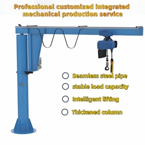 Grúa <span class=keywords><strong>Cantilever</strong></span> Eléctrica de Columna de un Solo Brazo, Capacidad de 1 a 10 Toneladas, 1 Año de Garantía, para Uso Doméstico y Industrial, con Control Remoto - Product Image 2