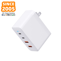 Adaptor Pengisian Cepat 100W Grosir-4-Port USB-C/USB-A dengan QC3.0 Bahan Tahan Api untuk Ponsel & Kamera