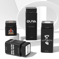 Pot de stockage sûr pour enfants, 1/8e pot de fleurs et d'herbes, pharmacie, 2 cubes latéraux droits de 3oz, pot de rangement de 3.5g