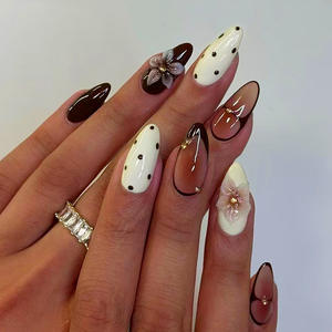 <span class=keywords><strong>Uñas</strong></span> Postizas Acrílicas al por Mayor, Diseño de <span class=keywords><strong>Uñas</strong></span> de Gel, Puntas de <span class=keywords><strong>Uñas</strong></span> Reutilizables, Kits de Manicura - Product Image 1