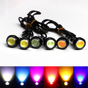 9W 23mm LED Voiture Hawkeye 12V Feux de Blanc, Jaune, Rouge, Vert, bleu, Multicolore en option pour clignotants automobile - Product Image 1