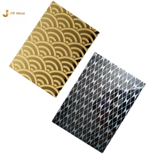 Hoja de color de decoración de ascensor de alta calidad EX240, acero inoxidable 201 304, hoja de acero inoxidable grabada para puerta de ascensor - Product Image 3