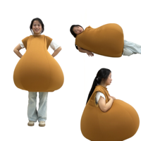 Lustiges, weiches, riesiges Bodenbett-Sofa, gefülltes Tier-Beanbag-Sofa in Plüschbär-Form, tragbar