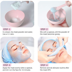 Masker Wajah Spa kualitas tinggi baru masker jeli kristal mawar Anti Penuaan bubuk masker jeli hidro kolagen untuk wanita - Product Image 3