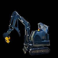 Nouveau produit 0.5ton 0.6ton batterie au Lithium excavatrices électrique mini pelle machine peut être personnalisé