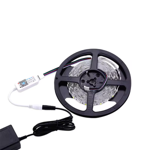 Esann <span class=keywords><strong>mini</strong></span> DC12V 24V haodeng ứng dụng điều khiển thông minh nhóm LED dải màu xanh răng RGBW Led điều khiển - Product Image 5