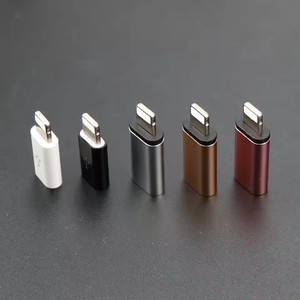 Adaptador de <span class=keywords><strong>Cargador</strong></span> de <span class=keywords><strong>iPhone</strong></span> a Micro USB/Tipo-C, Convertidor Hembra a Macho para <span class=keywords><strong>iPhone</strong></span> 6 <span class=keywords><strong>6s</strong></span> 7 8 <span class=keywords><strong>Plus</strong></span> X 10 para iPad - Product Image 1