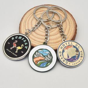 Khuyến Mại Tùy Chỉnh Kim Loại Xe Móc Khóa Cứng Men Logo Keychain Kẽm Hợp Kim Keyring - Product Image 5