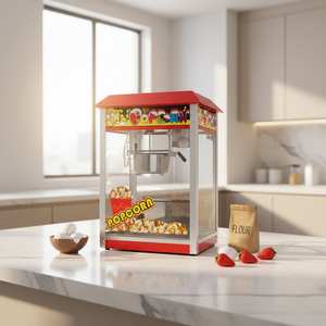 रियायत के लिए गोल केटल वाणिज्यिक पॉपकॉर्न मशीन इलेक्ट्रिक काउंटरटॉप पॉपकॉर्न निर्माता - Product Image 4