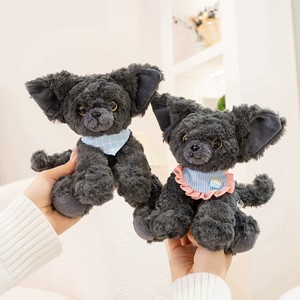 Peluche Devon Rex grise bouclée - Modèle de collection fidèle à la race avec rembourrage hypoallergénique, préférée des enfants - Product Image 3