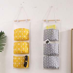 K416 Pockets <b>Wall</b> Door Wardrobe Hanging Bag Pouch Hanging Organizer Kitchen Bathroom Sundries <b>Storage</b> Bag - Product Image 2