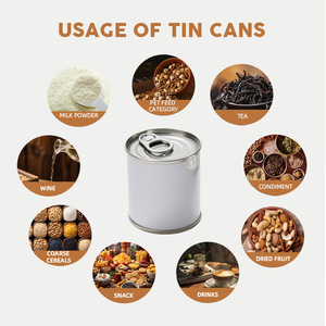 Kim loại tinplate có thể mô hình Sữa bột kín có thể tùy chỉnh bao bì thực phẩm nhà máy bán hàng trực tiếp Matcha tins lon thiếc cho thực phẩm - Product Image 3
