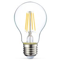 Ampoule LED à filament Edison ST64 A60, filament vintage 120LM/W, globe en verre AC 80, E27, verre fumé à intensité variable