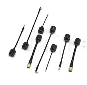 Antena FPV Black Bear de 5.8G con Conector SMA, Cable de 85mm, 5500-6000MHz, Longitud y Color del Cable Personalizables para Dron RC VTX VRX - Product Image 1
