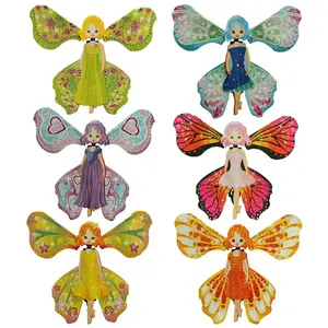 Jeux drôles Gadget liquidation papier élastique alimenté volant papillon jouets magiques pour enfants enfants éducatifs