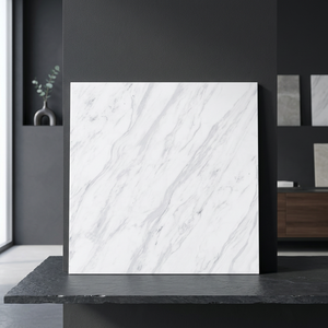 Indoor Glazed Vitrified Porcelain Floor Tiles 8mm Glossy Finish 600x600mm Marble Collection - Product Image 6