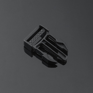 Side Release Buckle Metal Adjustable Bag Accessory Silver Black Durable For <b>Backpack</b> Waist Belt Shoulder <b>Strap</b> - Product Image 3