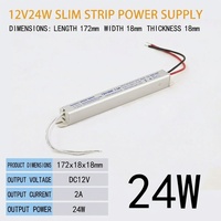 Alimentation à découpage SMPS pour transformateur de driver de bande LED 12V 24V 18W 24W 36W 48W 60W 72W