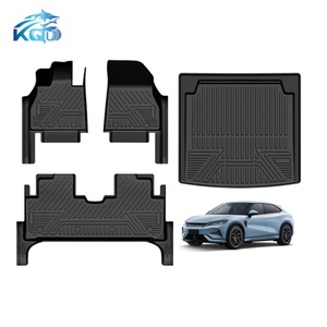 Los Fabricantes Promocionan Tapetes para Auto para Todo Clima, Tapete 5D para Auto, Tapete de TPE para Piso de Auto para Byd Song L EV 2024 - Product Image 3