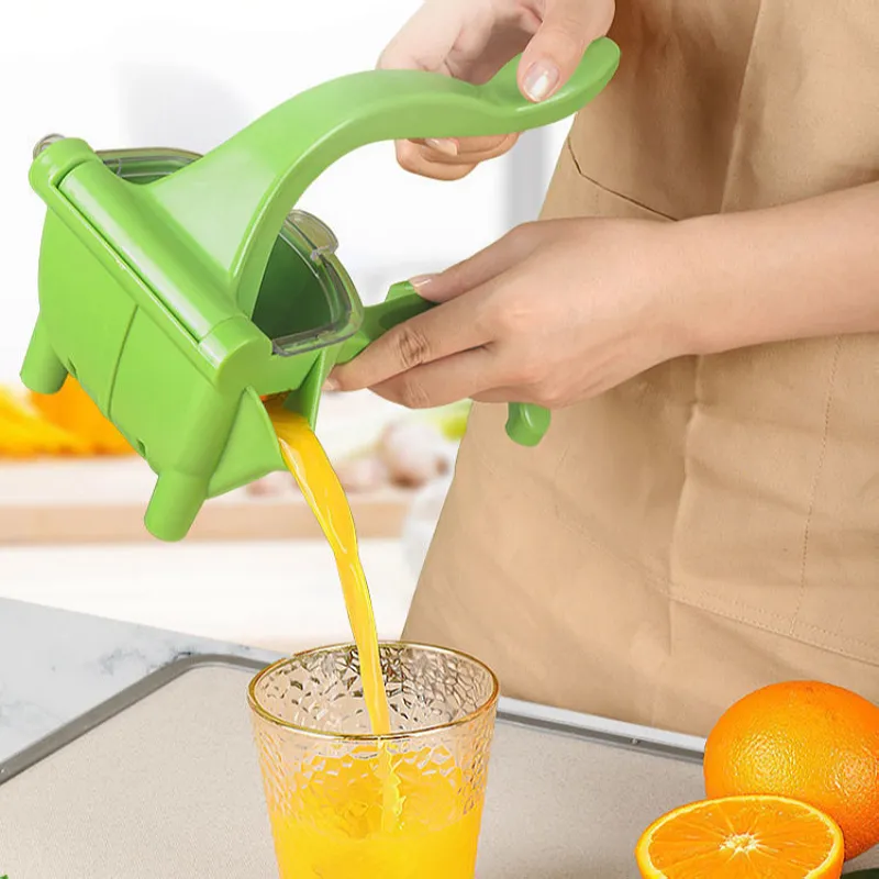 Plastic manual fruit hand press orange squeezer manual juicer squeezer