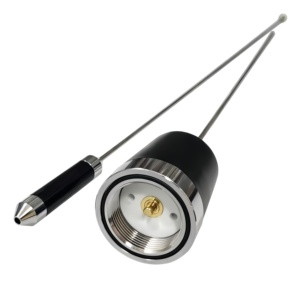 <span class=keywords><strong>Antena</strong></span> Móvil VHF/<span class=keywords><strong>UHF</strong></span> 144/430MHz NMO Vertical de Alta Ganancia 5.5dbi 100W de Largo Alcance con Varilla de Acero Inoxidable <span class=keywords><strong>TDT</strong></span>-800-B 80cm con Tornillo - Product Image 3