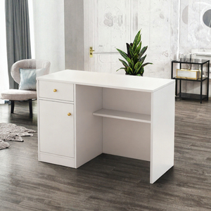 Comptoir de réception en bois avec tiroirs pour salon, boutique, bar, commerce de détail - Product Image 3