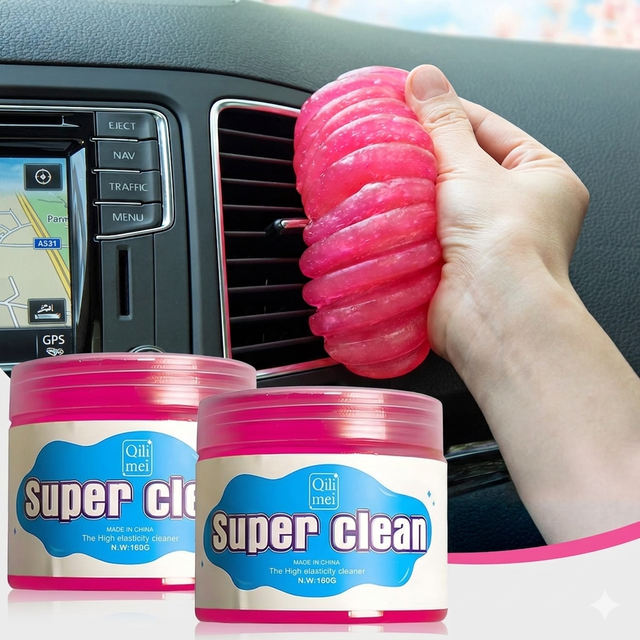 Universal Detailing Cleaning Gel Kit Car Vent Gap Interior Dust Removal Reusable Car Cleaning Slime Non Sticky Dust Cleaning Gel