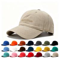 Blank 6-panel baseballpet met aangepaste borduurlogo, katoen, gebogen klep, zonnepet, puffprint, fruitmotief, universeel unisex model