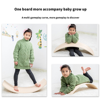 Vente directe d'usine, jouets d'équilibre en bois les plus vendus, balançoire originale, couleur originale, pratique du yoga, planche de flexion éducative
