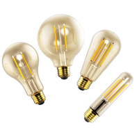 WOOJONG fabricante de material de vidrio bombilla led A60 E27 11W 220-240V globo filamento bombilla led foco lámpara incandescente bombilla Edison