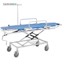 Chariot médical d'urgence professionnel SAIKANG SKB040(A) pour usage hospitalier, certifié CE, garantie de 2 ans