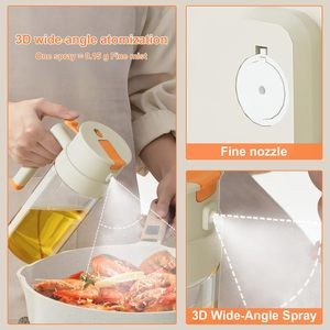 2 in 1 Spray & Pour Glass <b>Oil</b> Dispenser <b>Bottle</b> Wholesale Non Drip <b>Kitchen</b> Cooking Olive <b>Oil</b> Sprayer Manufacturer - Product Image 3