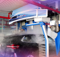 Système d'équipement de lavage de voitures sans contact, sans brosse, modèle Leisuwash 370, pour stations-service commerciales