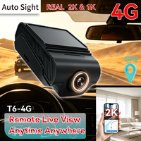 Cámara para Auto 4G 2K Frontal 1080P Trasera GPS Beidou Doble Modo Control Remoto WiFi APP Grabadora de Conducción para Autos