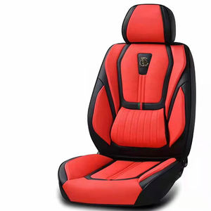 Nouveau design de housse de siège de <span class=keywords><strong>voiture</strong></span> originale de luxe imperméable facile à nettoyer housse de siège de <span class=keywords><strong>voiture</strong></span> en cuir personnalisée à coutures diamantées - Product Image 4