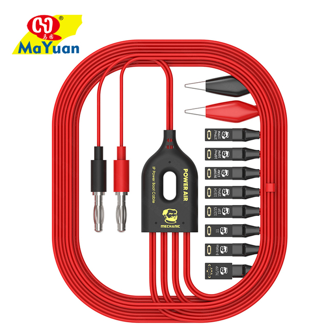 Mechanic Power Air DC Power Supply Boot Cable for iPhone Mother Board Test Repair