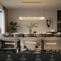 Certification SAA, lustres modernes personnalisés en or de 150 cm, luminaires suspendus au plafond, lustre en cristal K9 de luxe