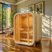 Sauna de thérapie par contraste Alpine Thermo Pine Pod Glass AS/NZS Smart WiFi 240V DDP NZ Cold Plunge Pair