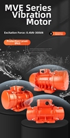 MVE Industrielle Dreiphasen-Wechselstrom-Bürstenlose Vibrationsmotoren IP65 für Rütteltische, Fördersysteme, Silos und Siebe