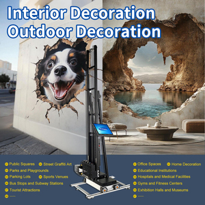 Printava tự động 3D dọc tường máy in UV Robot chống bụi bức tranh tường bảng điều khiển máy sơn cho không gian thư viện - Product Image 2