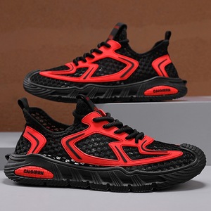 <span class=keywords><strong>Chaussures</strong></span> de marche pour hommes à maille large et ajourée, polyvalentes, tendance, décontractées, <span class=keywords><strong>chaussures</strong></span> de sport, <span class=keywords><strong>chaussures</strong></span> de course pour hommes - Product Image 1