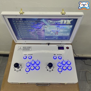Console de <span class=keywords><strong>Jeu</strong></span> d'Arcade Portable 29800+ Jeux Classiques HD 21 Pouces avec Joystick Rétro pour Jeux de <span class=keywords><strong>Combat</strong></span>, en Métal, Version Anglaise - Product Image 5