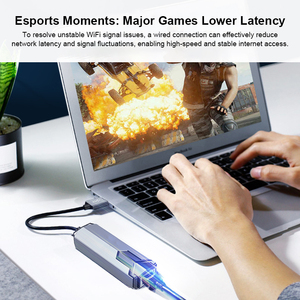 محول شبكة JustLink <span class=keywords><strong>5</strong></span> في 1 من نوع C إلى RJ45 بسرعة 5000 ميجابت مع 3 منافذ USB 3.0 بسرعة <span class=keywords><strong>5</strong></span> جيجابت ومحور USB 3.0 بقدرة 90 واط للكمبيوتر - Product Image 6