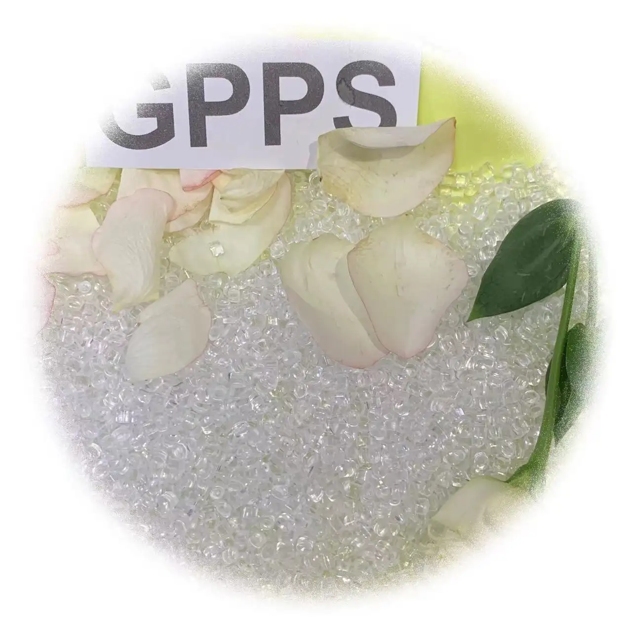 เกรดโปร่งใส เกรดโปร่งใสสูง โพลีสไตรีน GPPS เม็ดพลาสติก วัตถุดิบพลาสติก / GPPS GP150