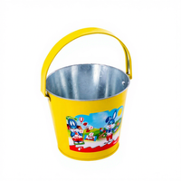 Boîtes en métal personnalisées de qualité alimentaire et écologiques avec poignée, boîtes en fer blanc pour emballage, rangement de bonbons, chocolat, pop-corn