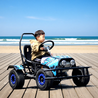 QIQU 48V 500W Buggy de Carreras Comercial con Eje de Transmisión sin Escobillas, Carga de 100 kg, Go Kart Eléctrico para Niños, Velocidad de 40 km/h, para Exteriores