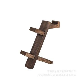 Wooden game <b>controller</b> <b>holder</b>, home game <b>controller</b> rack, solid wood headphone storage rack - Product Image 5